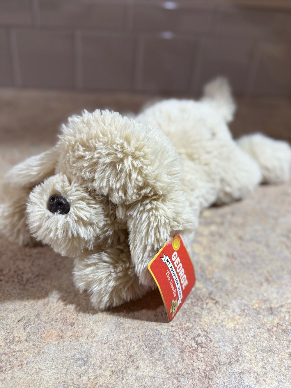 George Cream dog plush NEW